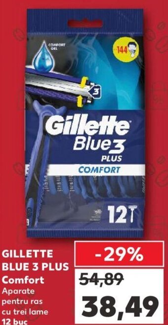 Kaufland GILLETTE BLUE 3 PLUS Comfort 12 buc Ofertă