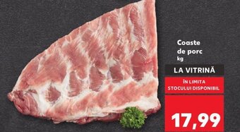 Kaufland Coaste de porc 1kg Ofertă