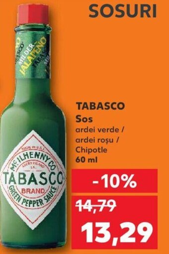 Kaufland TABASCO Sos 60ml Ofertă