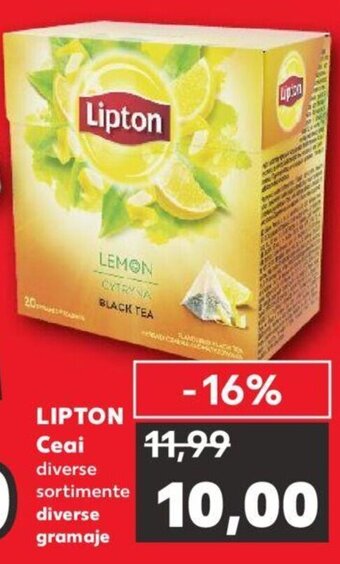 Kaufland LIPTON Ceai Ofertă