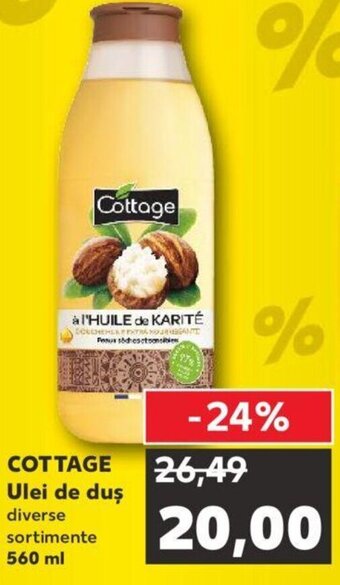 Kaufland COTTAGE Ulei de duş 560 ml Ofertă