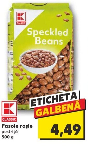Kaufland KAUFLAND CLASSIC Fasole roşie 500 g Ofertă
