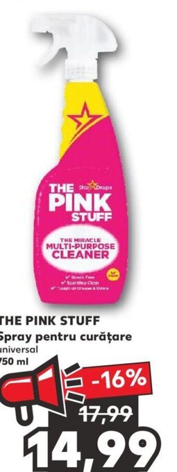 Kaufland THE PINK STUFF Spray pentru curățare universal 750 ml Ofertă