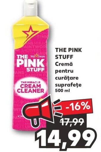 Kaufland THE PINK STUFF Cremă pentru curățare suprafețe 500 ml Ofertă