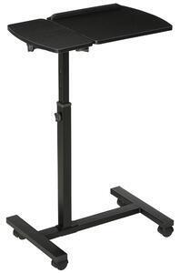 Favi Homcom masa cu roti, suport pc 58x34x72-90cm | aosom ro Ofertă