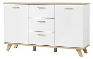 Favi Comodă cu 2 uși și sertare germania oslo, alb Ofertă