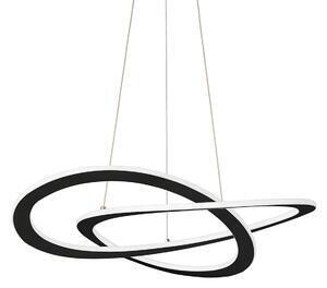 Favi Lampa suspendata minimalista neagra charlie cu led 50w Ofertă