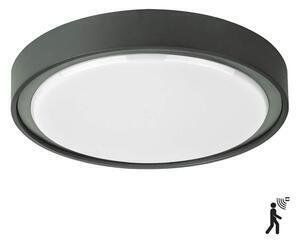 Favi Plafoniera de exterior rotunda minimalista anabella gri inchis cu senz Ofertă