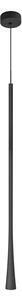 Pendul minimalist fox negru cu led 6,3w