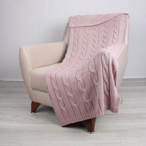 Cuvertură din bumbac homemania decor couture, 130 x 170 cm, roz