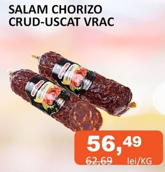 Unicarm Unicarm SALAM CHORIZO CRUD-USCAT VRAC 1 kg Ofertă