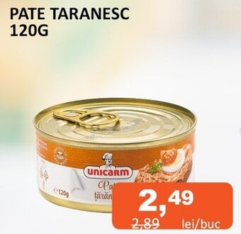 Unicarm Unicarm PATE TARANESC 120G Ofertă