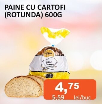 Datina PAINE CU CARTOFI (ROTUNDA) 600G
