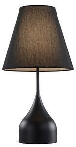 Favi Veioza eleganta matina neagra cu abajur textil 1xe27 Ofertă