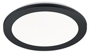 Favi Lampă de tavan rotundă negru 26 cm incl. led reglabil în 3 trepte ip44 - lope Ofertă