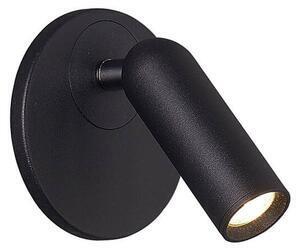 Aplica minimalista neagra emma w1 cu led 3w