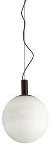 Favi Pendul minimalist negru angelo cu glob alb 1x60w e27 Ofertă