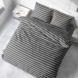 Lenjerie de pat din microfibra gri, renzo dimensiune lenjerie de pat: 70 x 90 cm | 140 x 200 cm