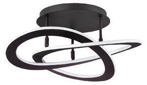 Favi Plafoniera minimalista neagra charlie cu led 40w Ofertă