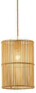 Favi Pendul scandinav leta din ratan si lemn 1x70w e27 Ofertă