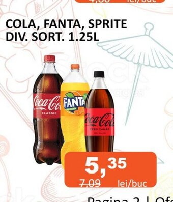 Unicarm COLA, FANTA, SPRITE Ofertă