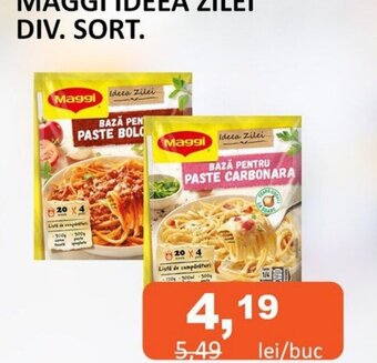 Unicarm MAGGI IDEEA ZILEI Ofertă