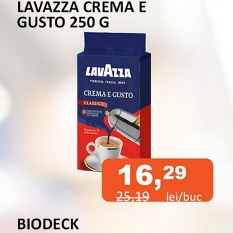 Unicarm LAVAZZA CREMA E GUSTO 250 G Ofertă