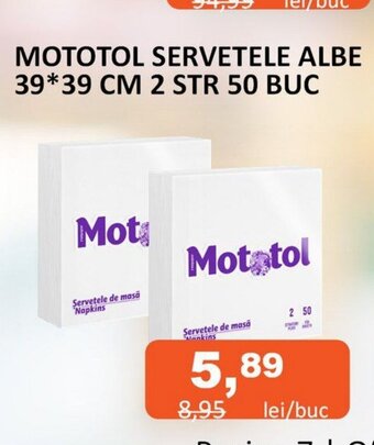 Unicarm MOTOTOL SERVETELE ALBE Ofertă