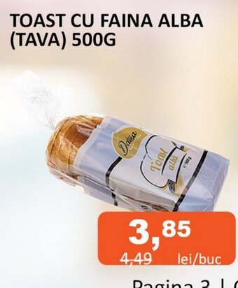 TOAST CU FAINA ALBA