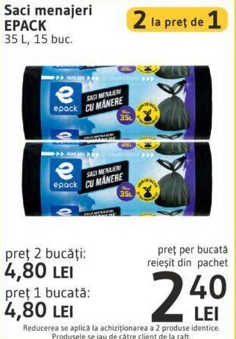 Saci menajeri EPACK