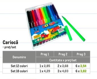 Cariocă • preţ/set
