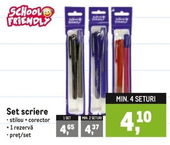 Metro Set scriere Ofertă