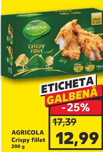 Kaufland AGRICOLA Crispy fillet 200 g Ofertă