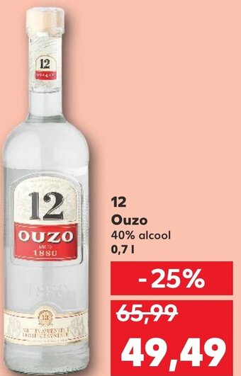 Kaufland 12 Ouzo Ofertă