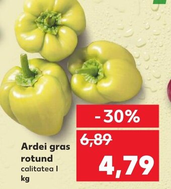 Kaufland Ardei gras rotund Ofertă