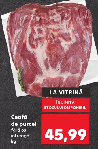 Kaufland Ceafă de purcel Ofertă