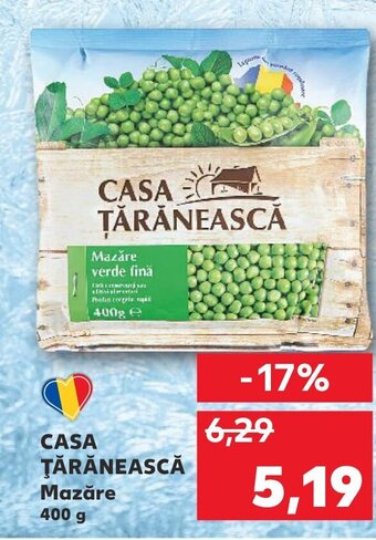 Kaufland CASA ŢĂRĂNEASCĂ Mazăre 400 g Ofertă