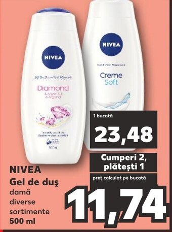 Kaufland NIVEA Gel de duş Ofertă