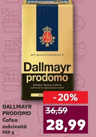 Kaufland DALLMAYR PRODOMO Cafea măcinată 500 g Ofertă