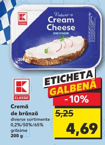 Kaufland Cremă de brânză Ofertă