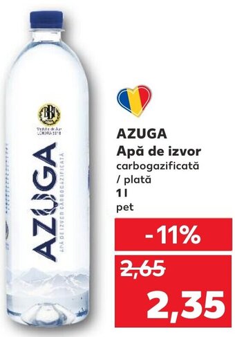 Kaufland AZUGA Apă de izvor Ofertă