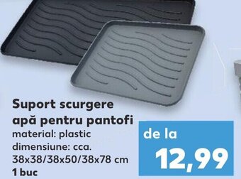 Kaufland Suport scurgere apă pentru pantofi Ofertă