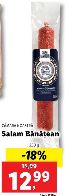 Lidl Salam Bănăţean Ofertă
