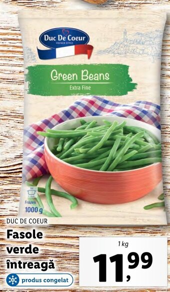 Lidl Fasole verde întreagă Ofertă