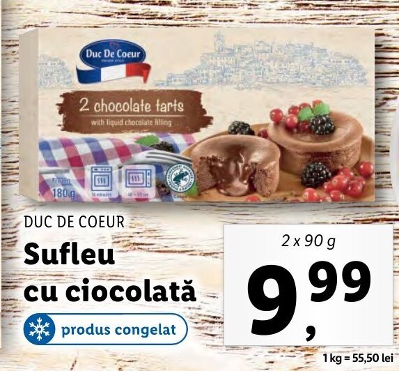 Lidl Sufleu cu ciocolată Ofertă