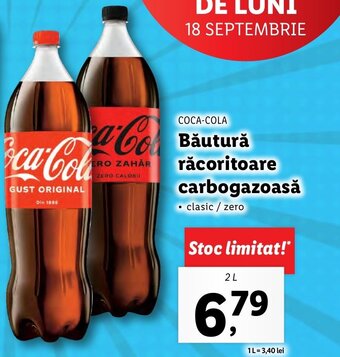 Lidl Băutură răcoritoare carbogazoasă Ofertă