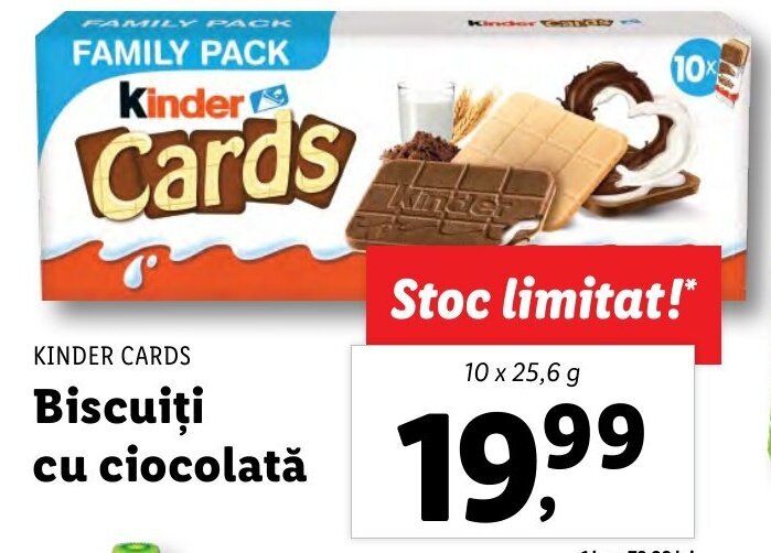 Lidl Biscuiţi cu ciocolată Ofertă