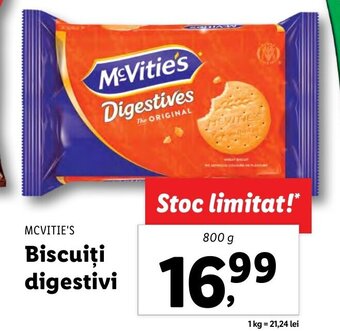 Lidl Biscuiţi DigestiveMcVitie's Digestives Ofertă