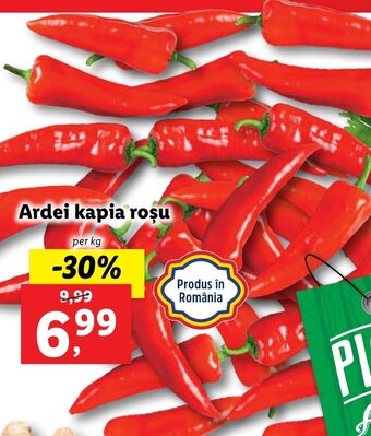 Lidl Ardei kapia roşu Ofertă