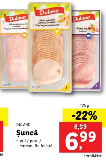 Lidl Şuncă Ofertă
